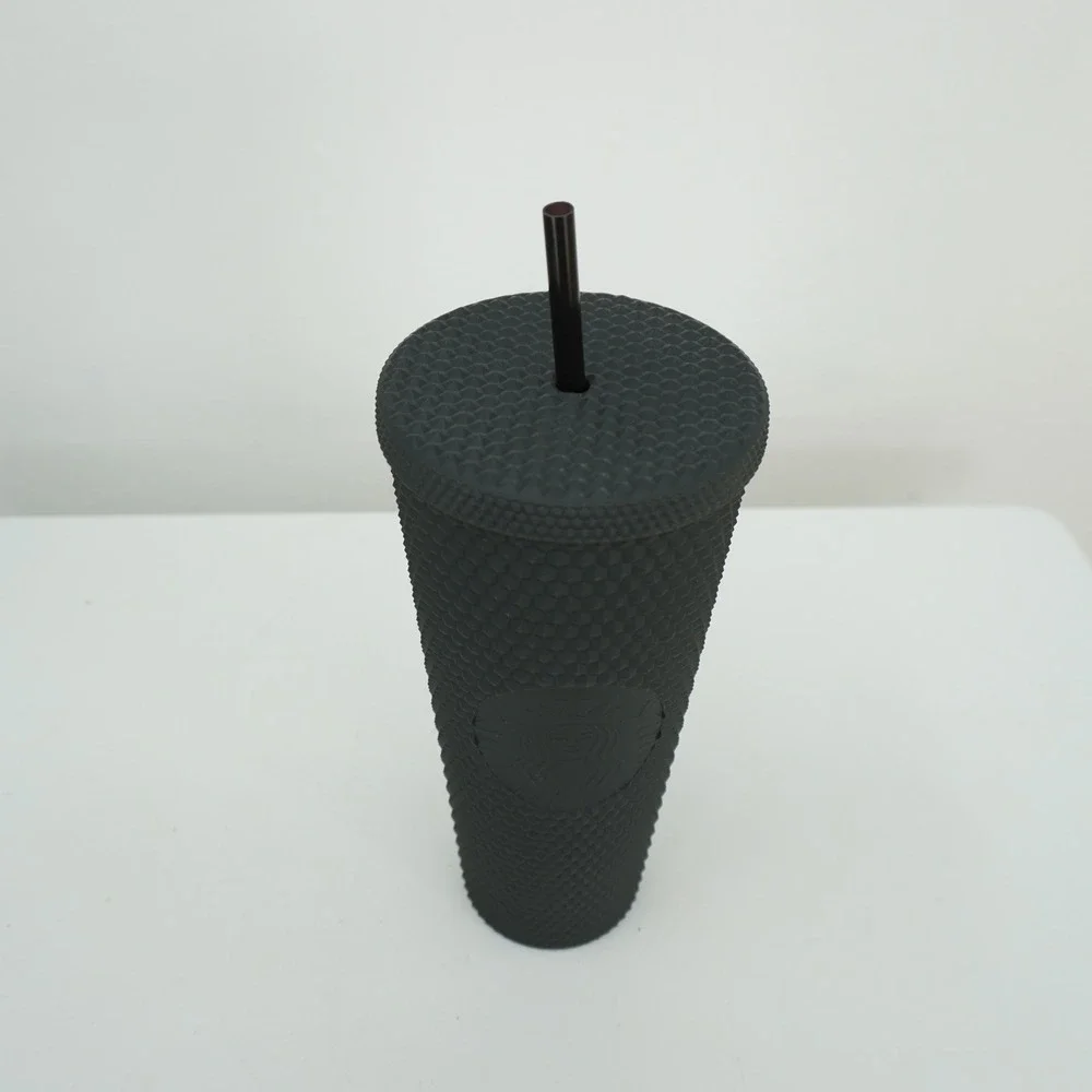 Starbucks Disney World 50th Anniversary Matte‎ Black Studded Tumbler 24oz Cup